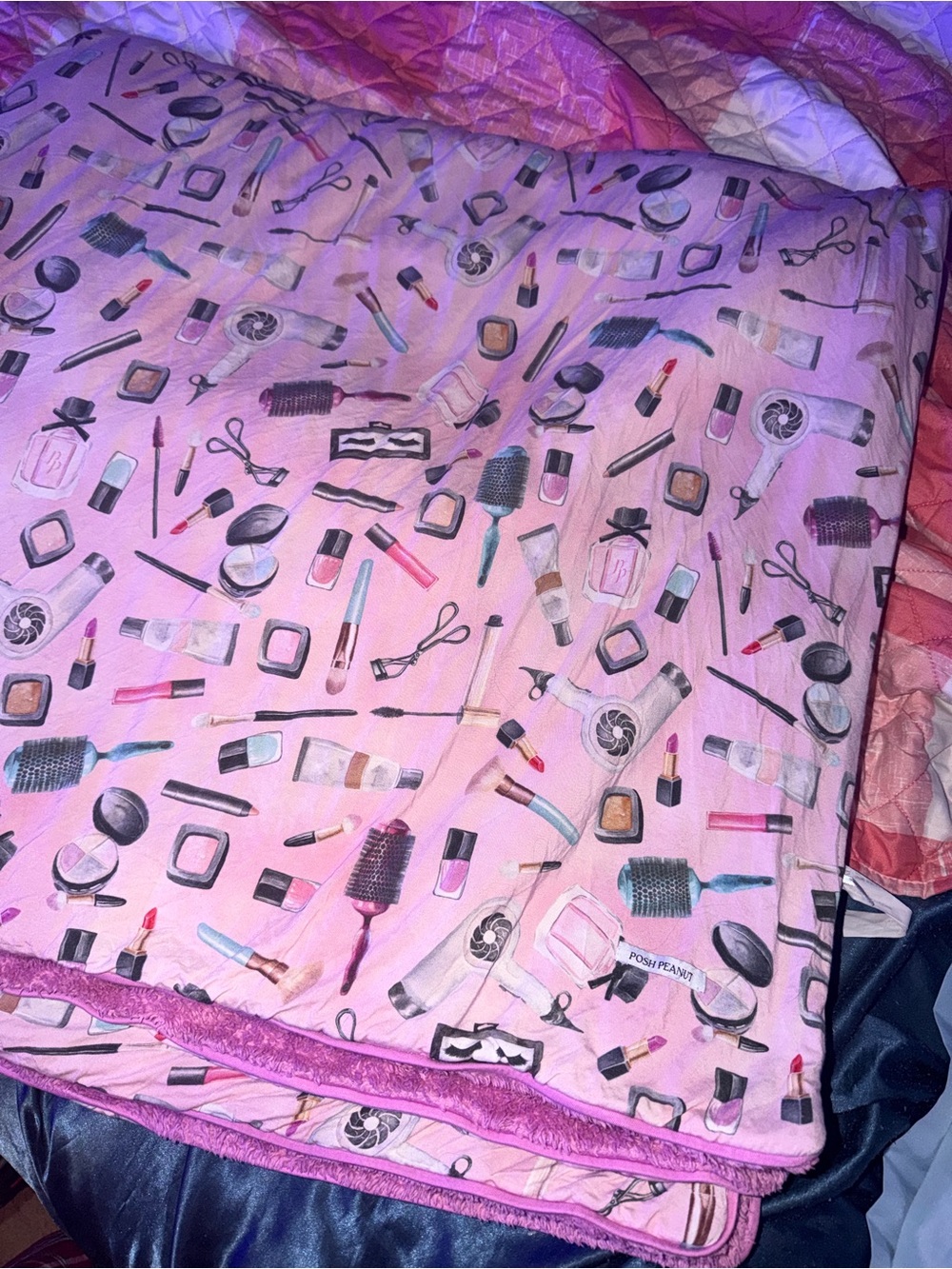 Posh Peanut Beauty Salon plush blanket
